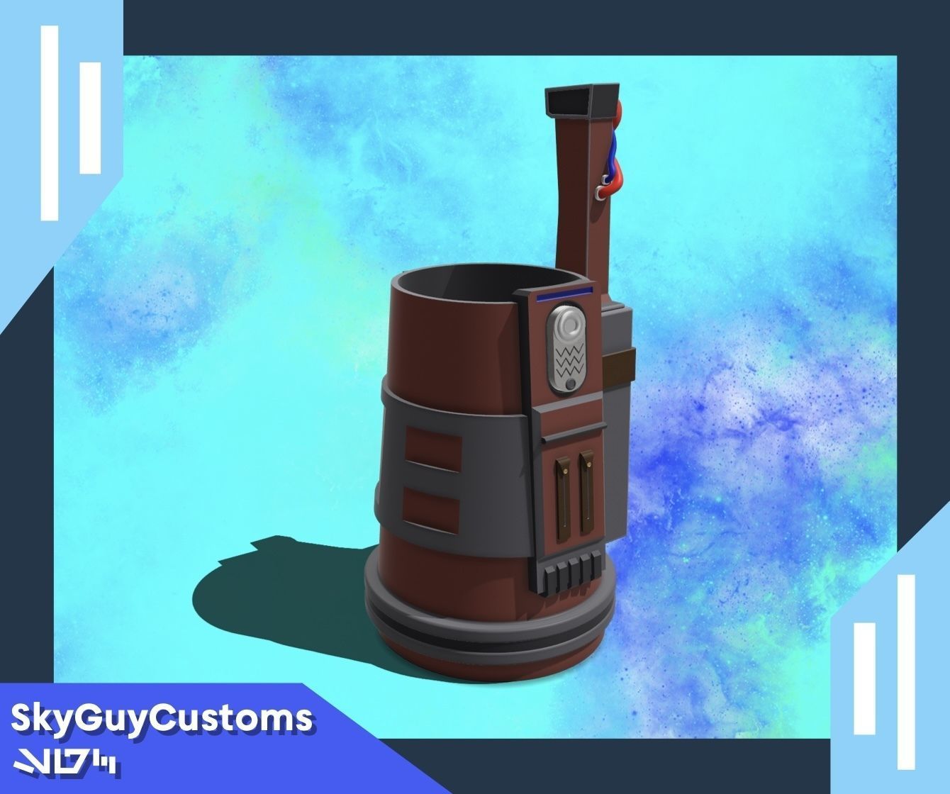 Mandalorian Gauntlets 3D Print File 3D print model_5