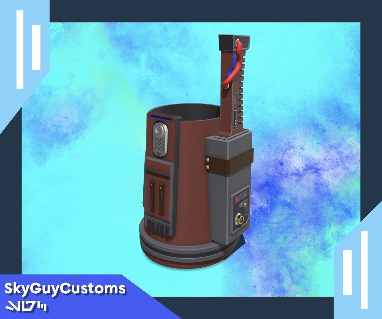 Mandalorian Gauntlets 3D Print File 3D print model_4