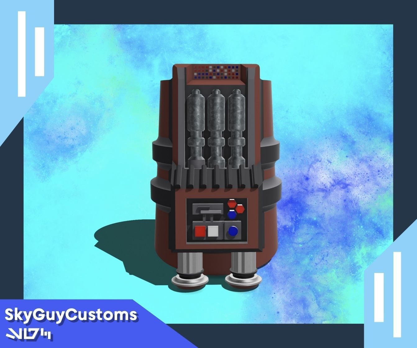 Mandalorian Gauntlets 3D Print File 3D print model_1