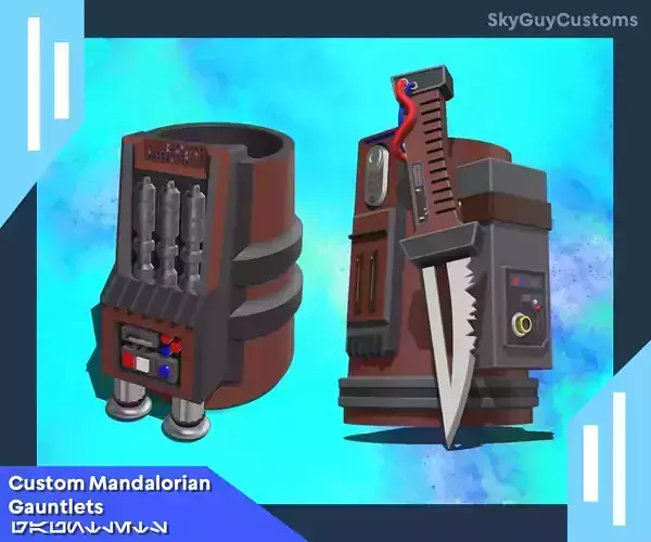 Mandalorian Gauntlets 3D Print File
