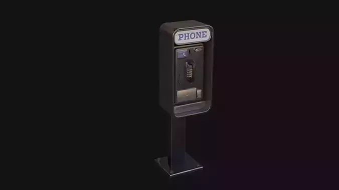 PayPhone Subway 3D Model