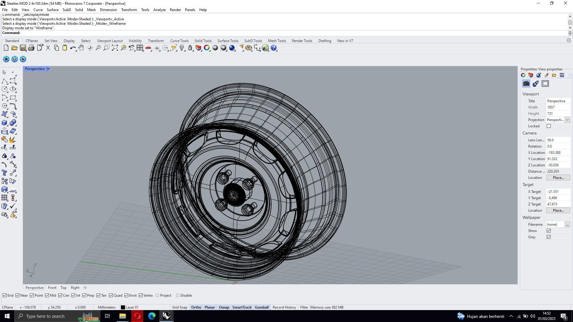 Steelie Retro II 3D model_9