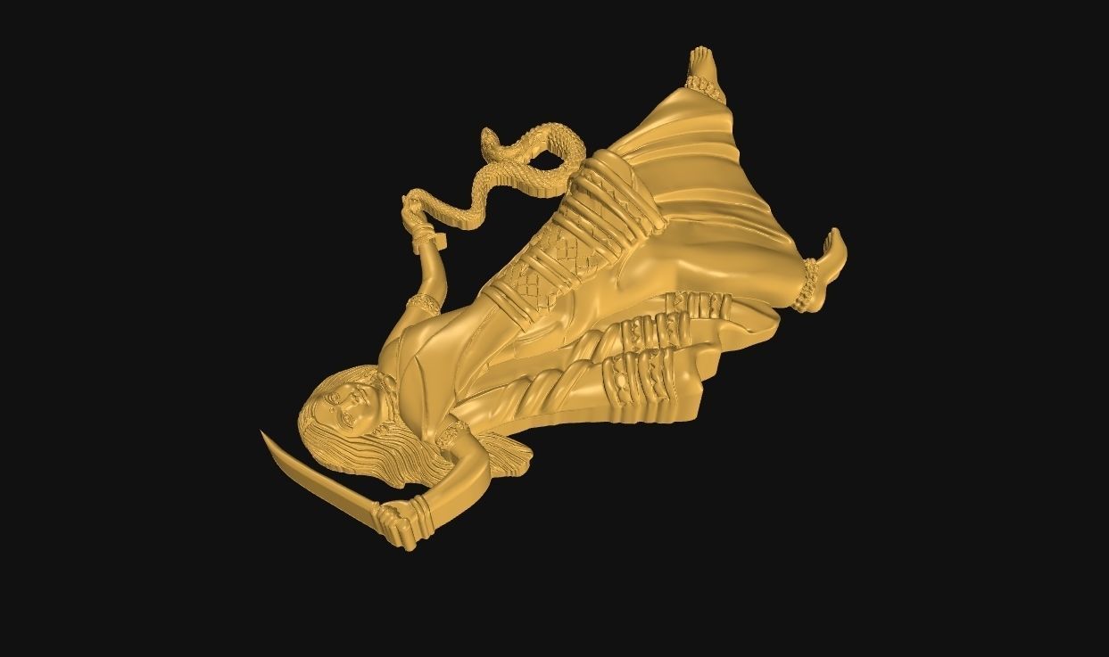 Mogal Mataji 3D print model_11