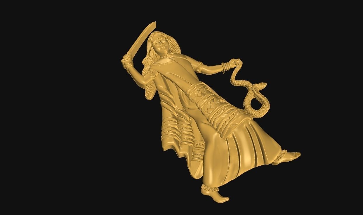 Mogal Mataji 3D print model_10