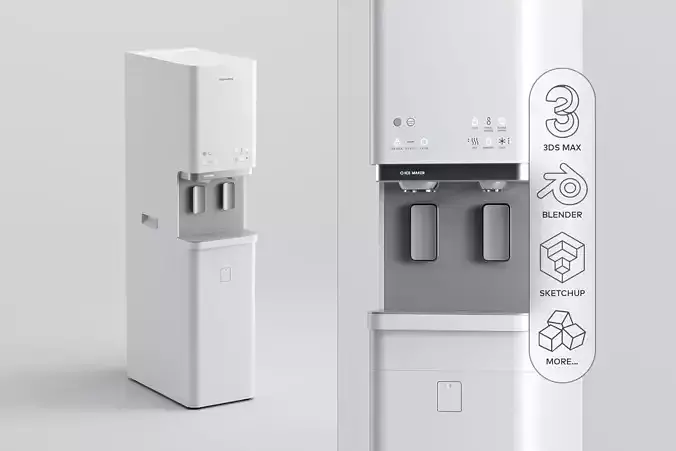 Coway Lucy Plus - Water Dispenser 3D model