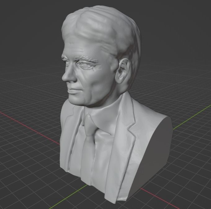 Jacques Derrida 3D print model_8