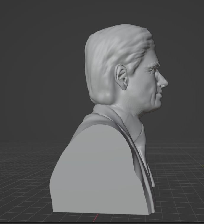 Jacques Derrida 3D print model_10