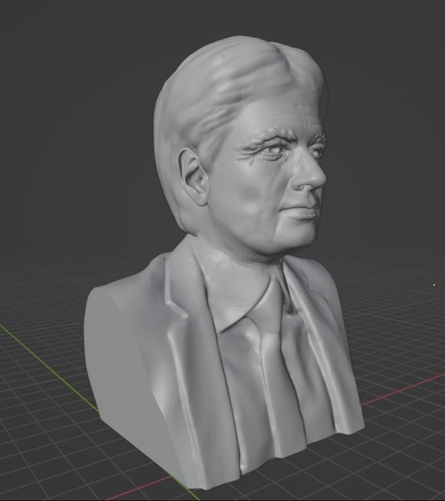 Jacques Derrida 3D print model_12
