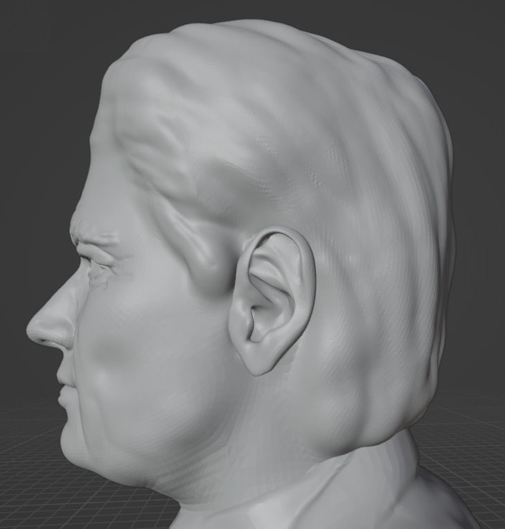Jacques Derrida 3D print model_14