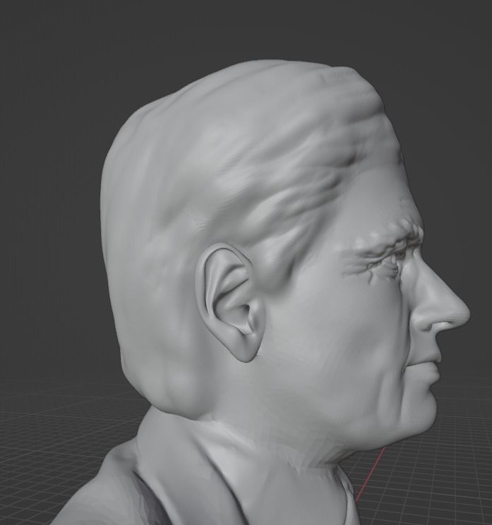Jacques Derrida 3D print model_16