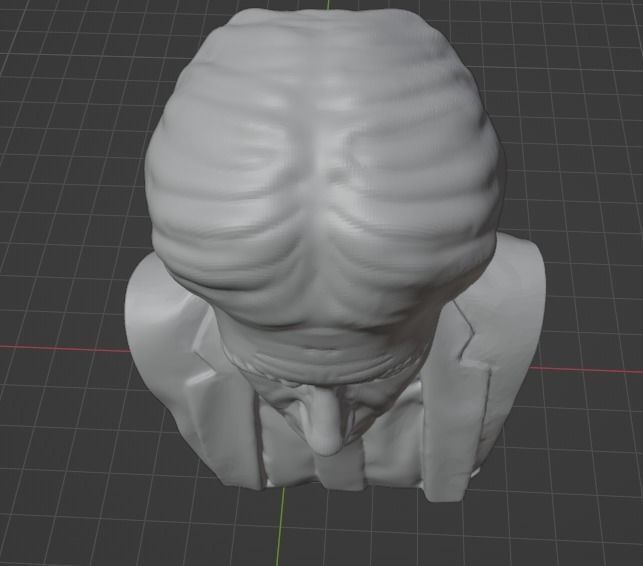 Jacques Derrida 3D print model_9