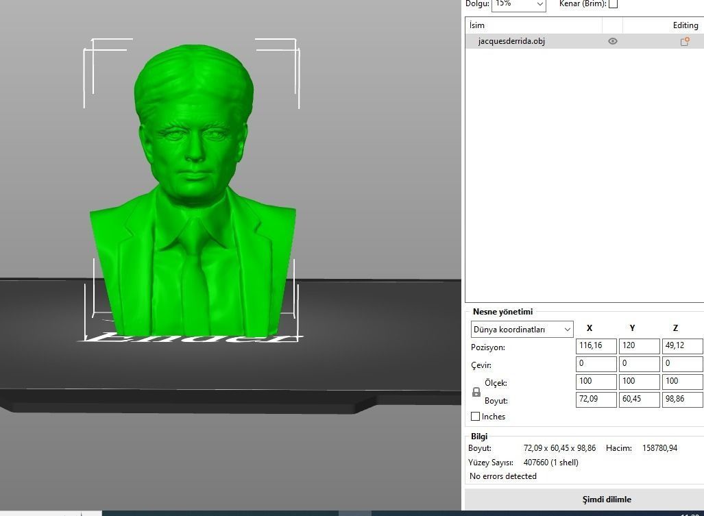 Jacques Derrida 3D print model_4