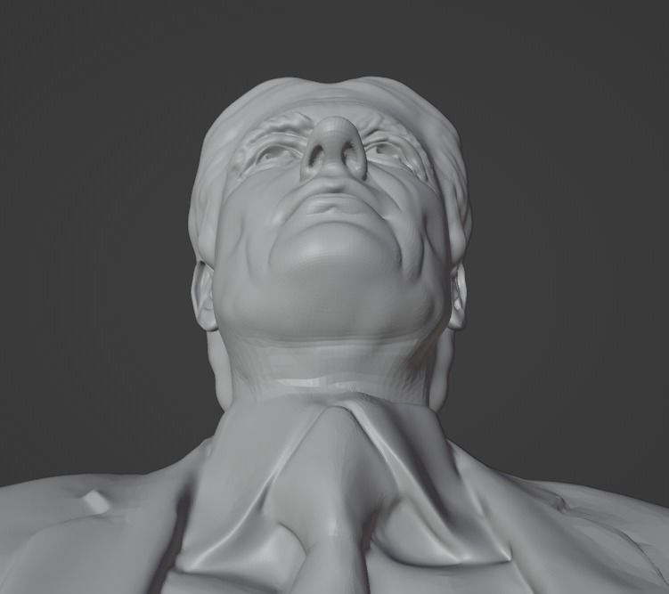 Jacques Derrida 3D print model_5
