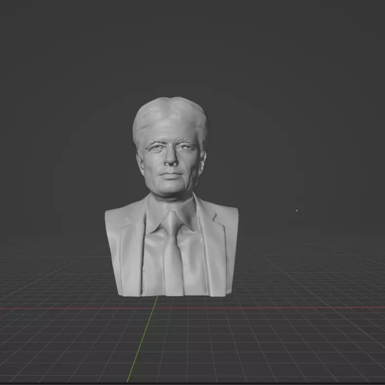 Jacques Derrida 3D print model_0