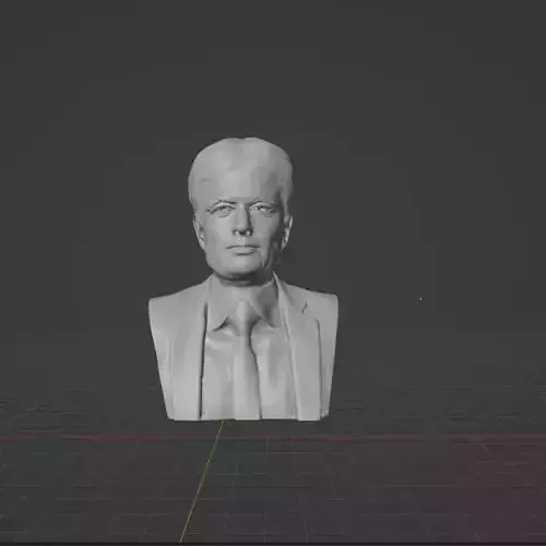 Jacques Derrida 3D print model