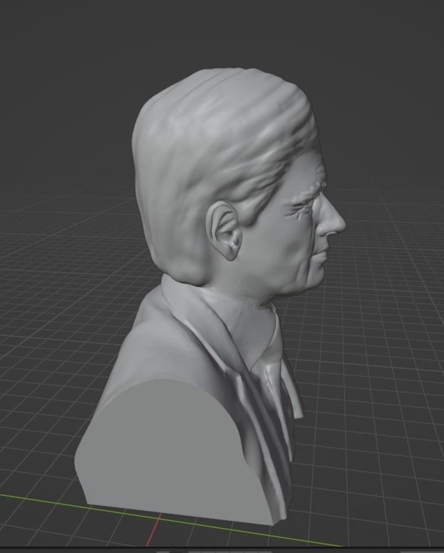 Jacques Derrida 3D print model_6