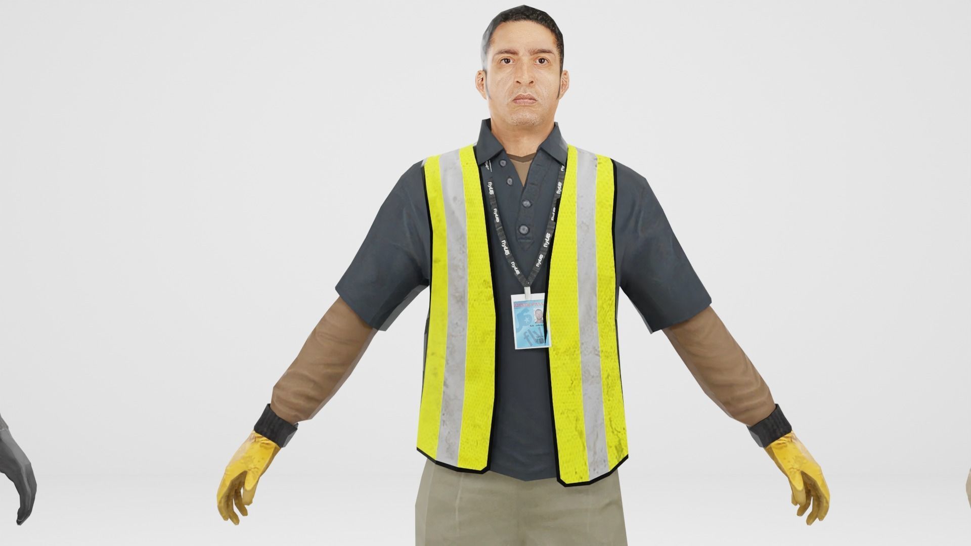 Worker Pack Low-poly 3D model Low-poly 3D model_10