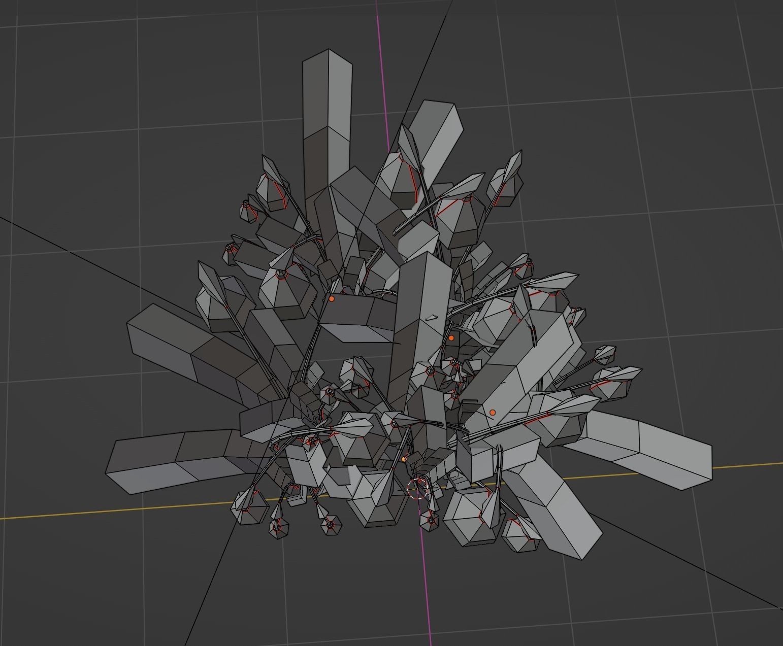 Snowdrop Spring Flower Galanthus Low-poly 3D model_11