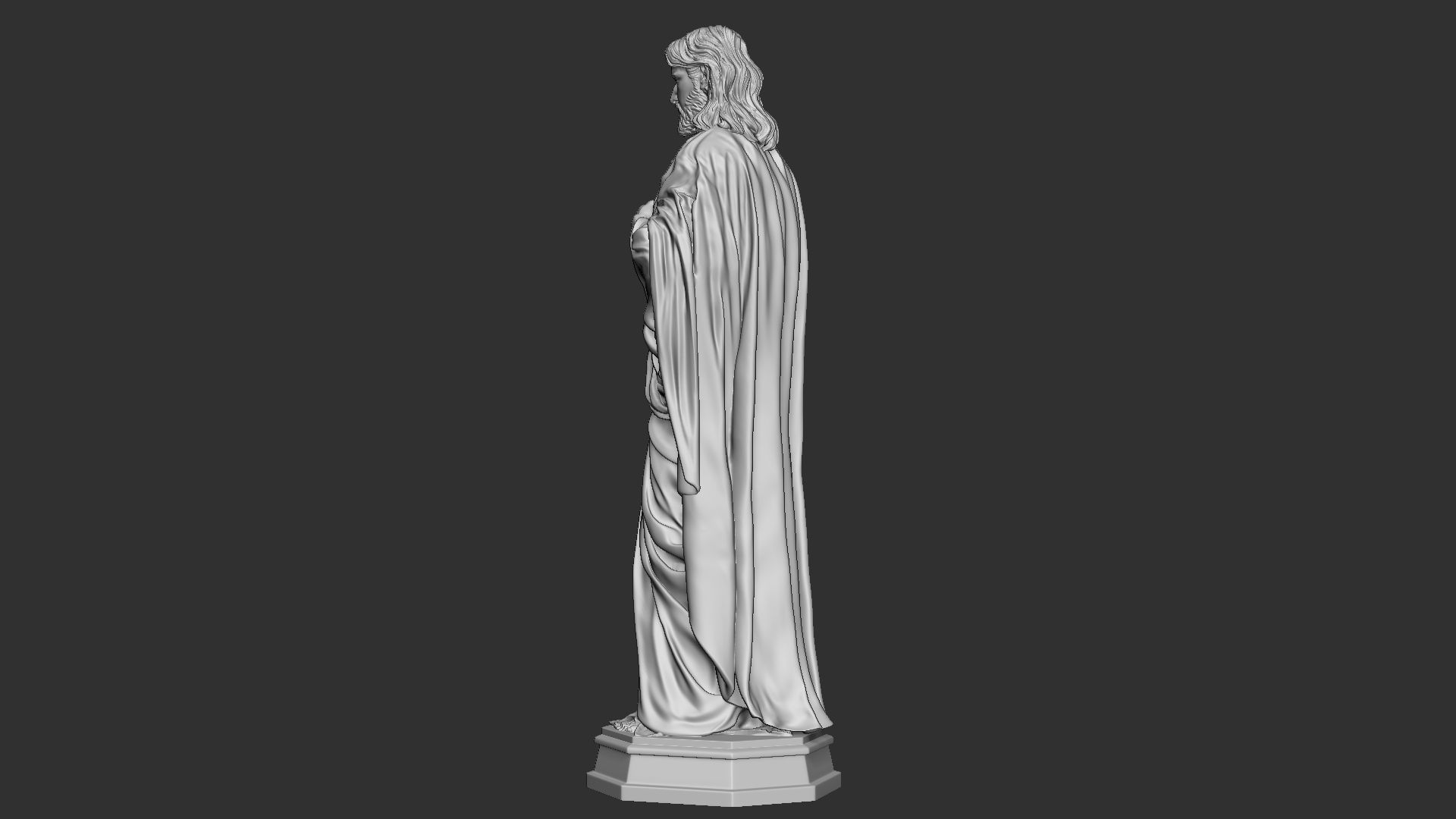 Jesus Sculpture 08 3D print model_37
