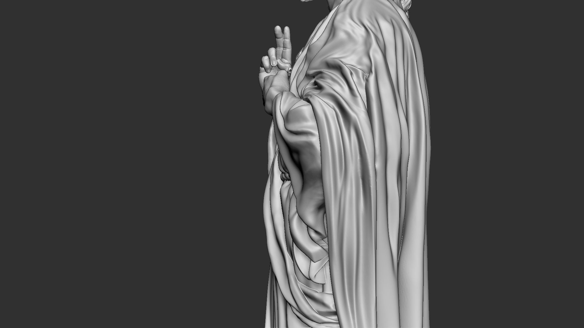 Jesus Sculpture 08 3D print model_31