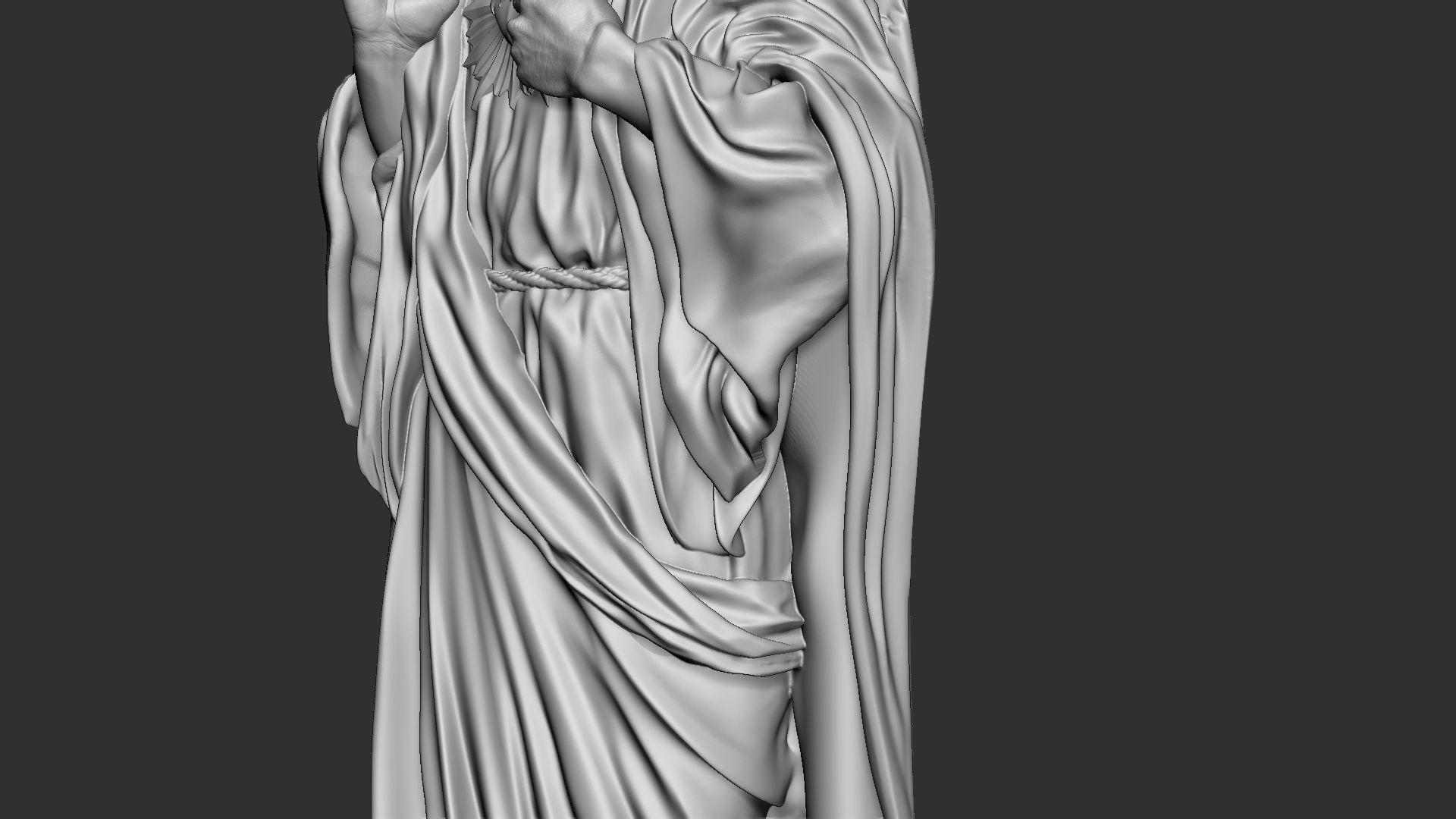 Jesus Sculpture 08 3D print model_24