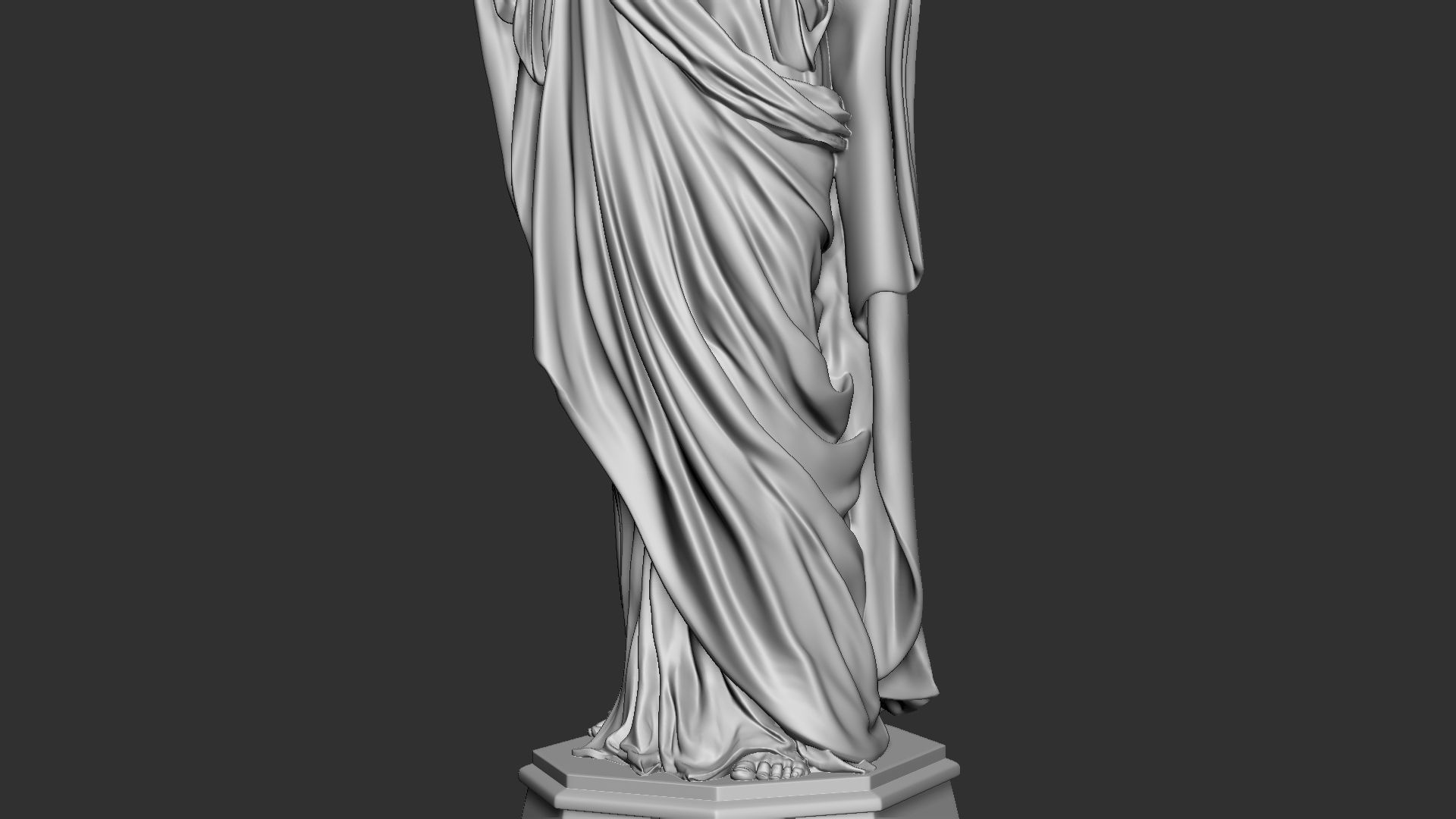 Jesus Sculpture 08 3D print model_26