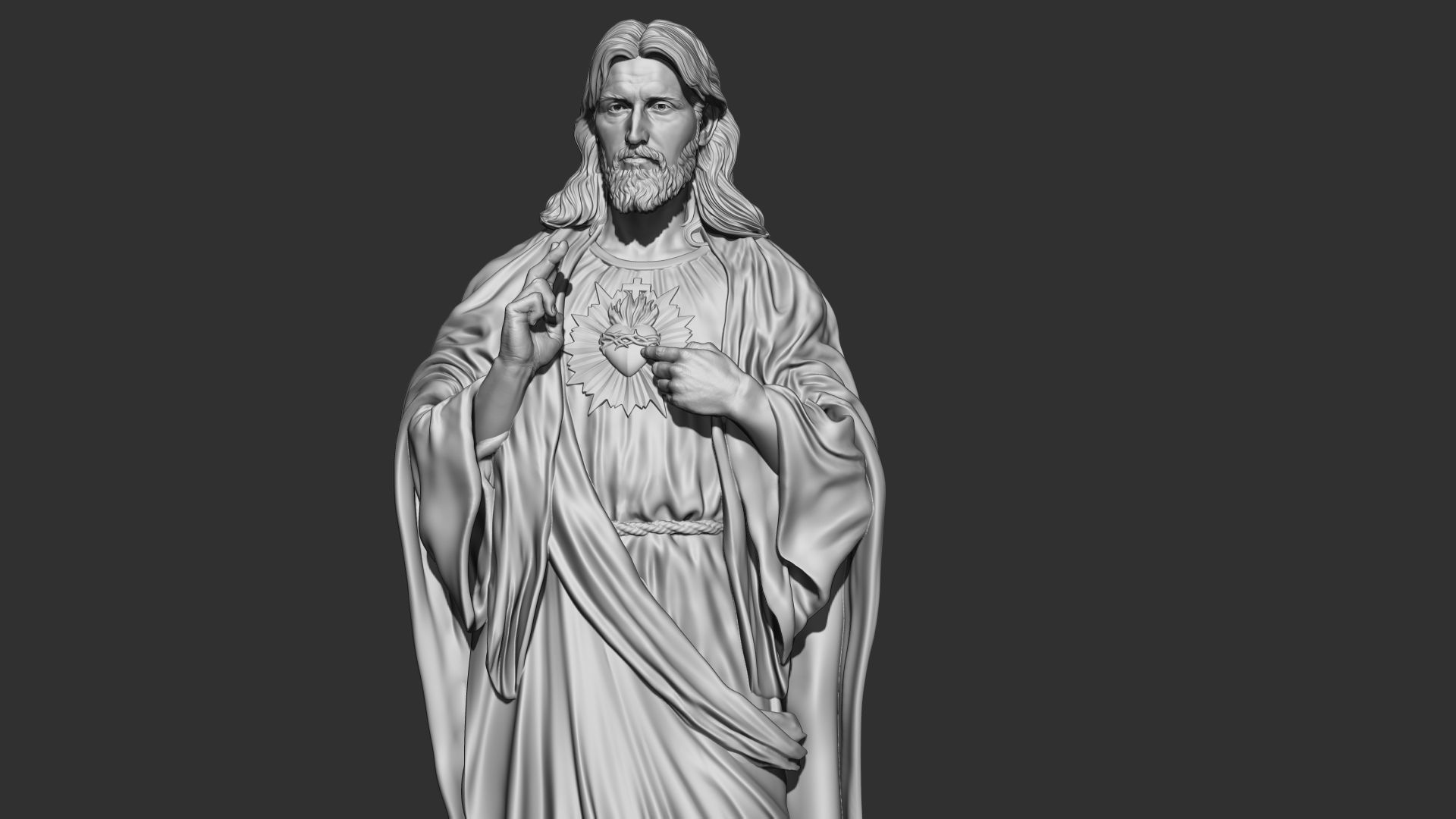 Jesus Sculpture 08 3D print model_32