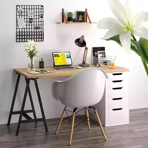 Apple Artistic Home Office Work Place