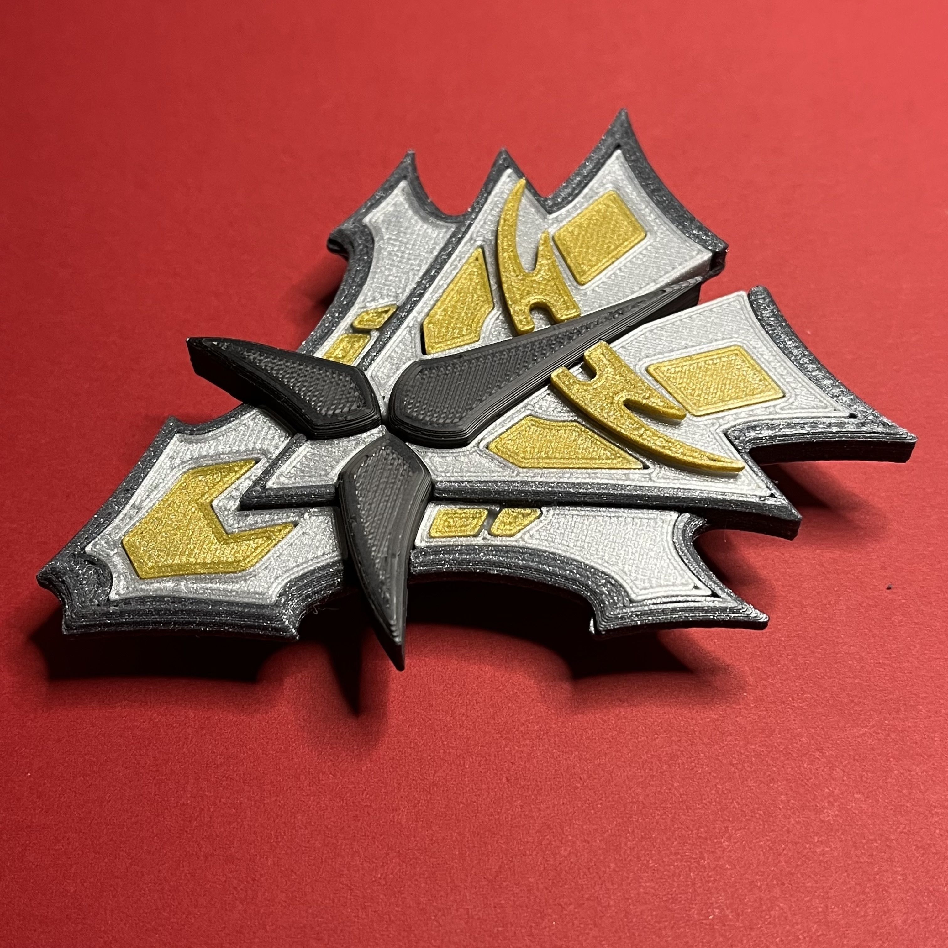 Klingon Order of the BatLeth Badge 3D print model_1