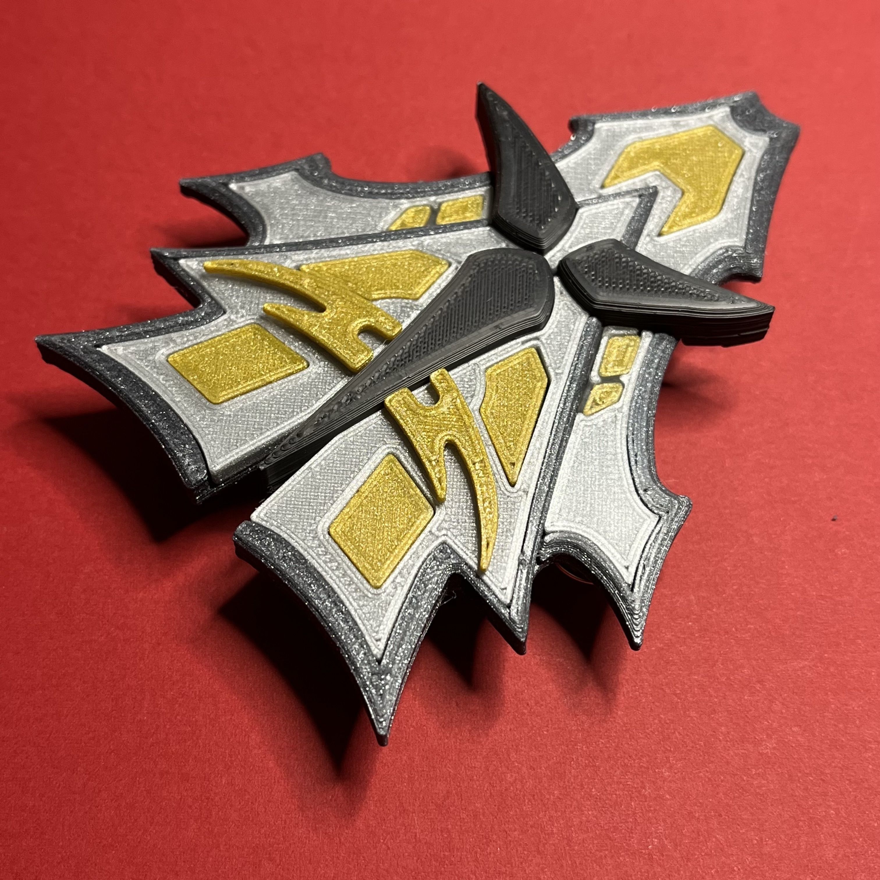 Klingon Order of the BatLeth Badge 3D print model_3