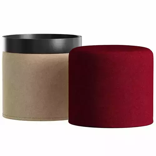 Drum pouf by Softline
