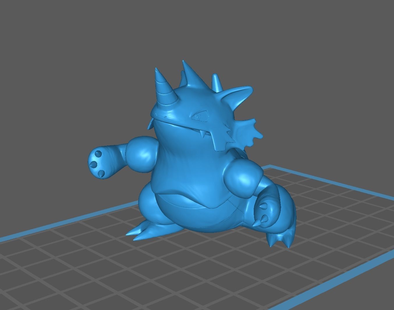 Rhydon pokemon 3D print model 3D print model_9