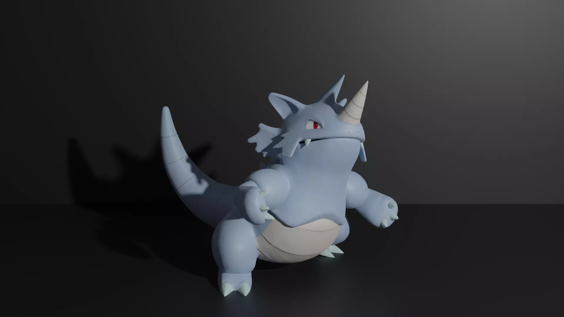 Rhydon pokemon 3D print model 3D print model_0