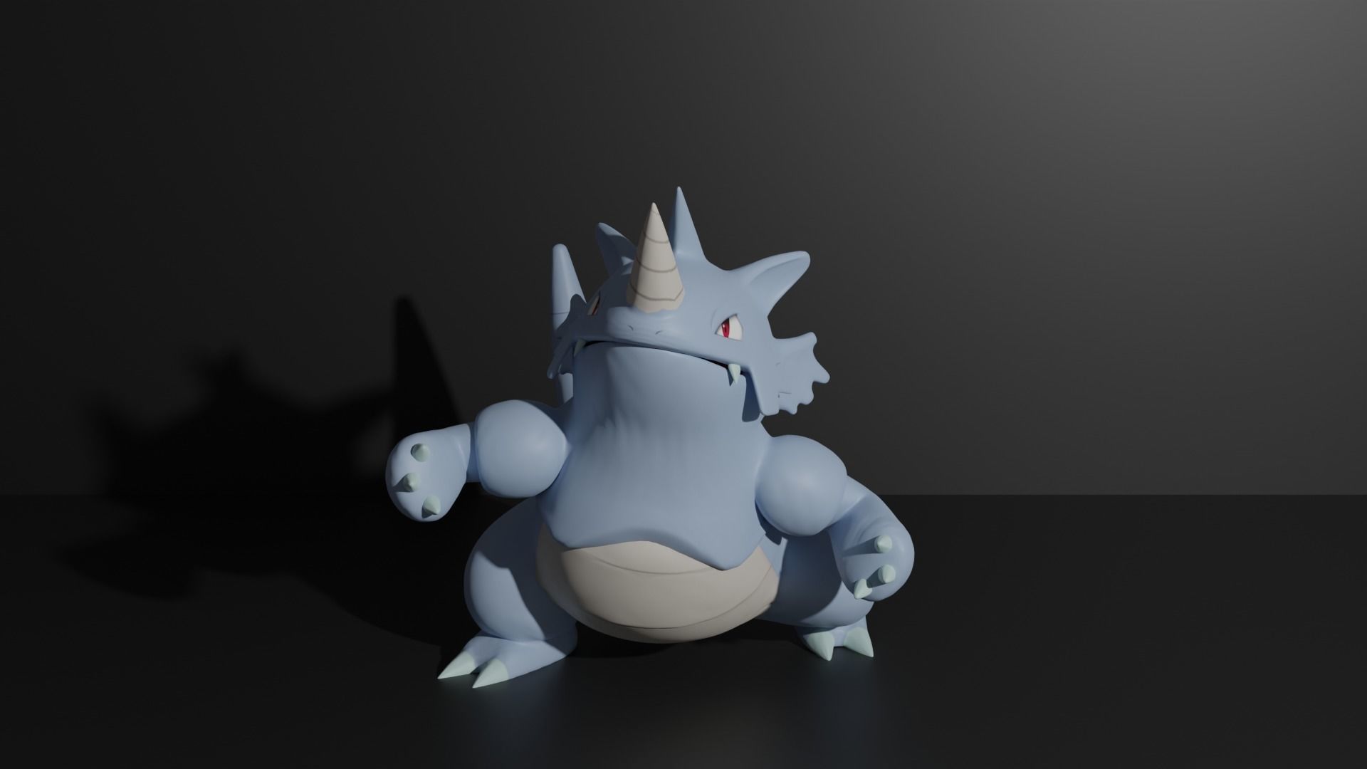 Rhydon pokemon 3D print model 3D print model_1