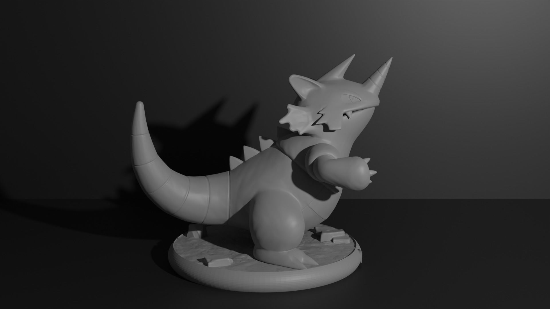 Rhydon pokemon 3D print model 3D print model_6