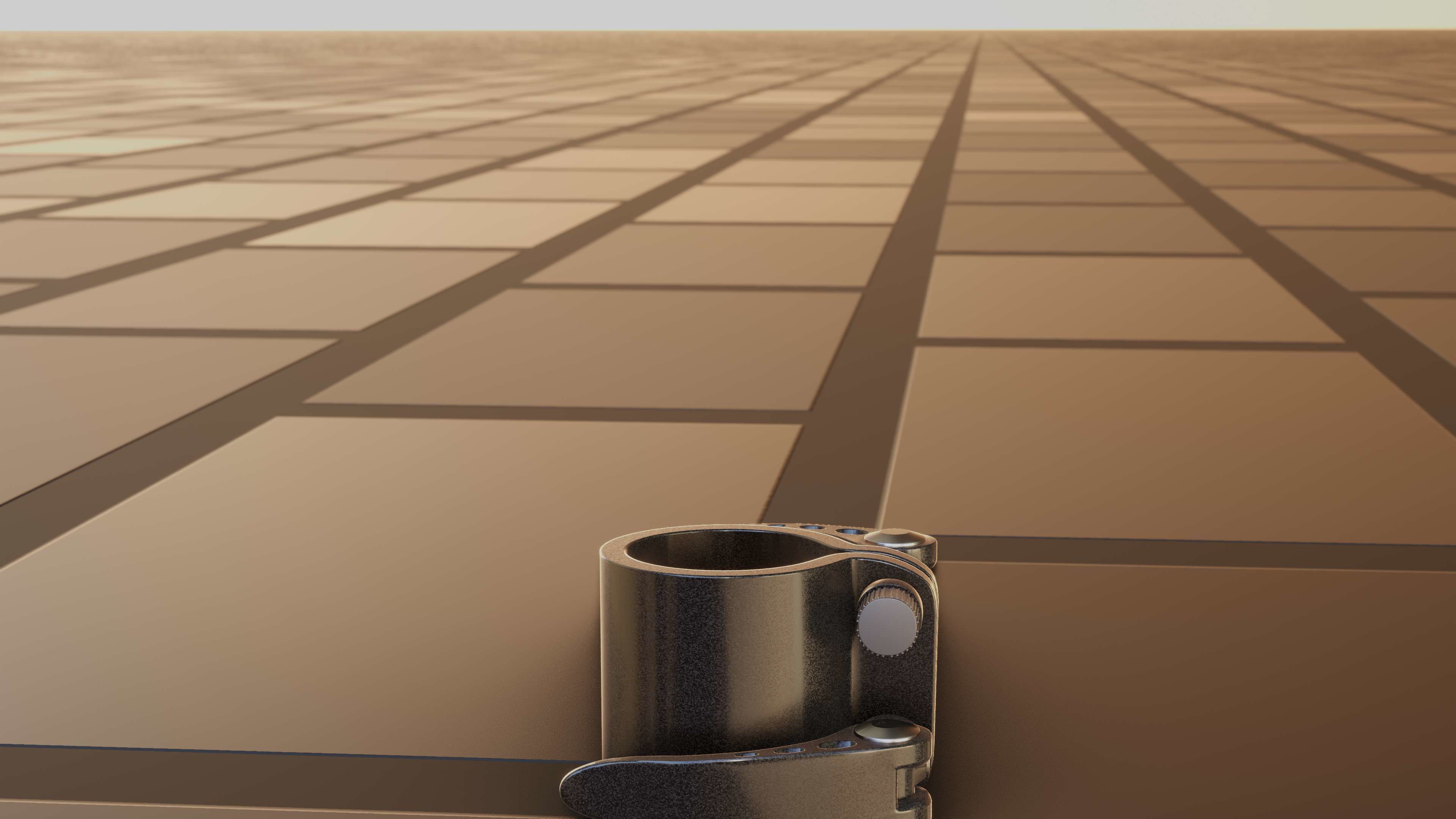 E-Scooter Quick Release Clamp with Procedural PBR Material 3D model_59