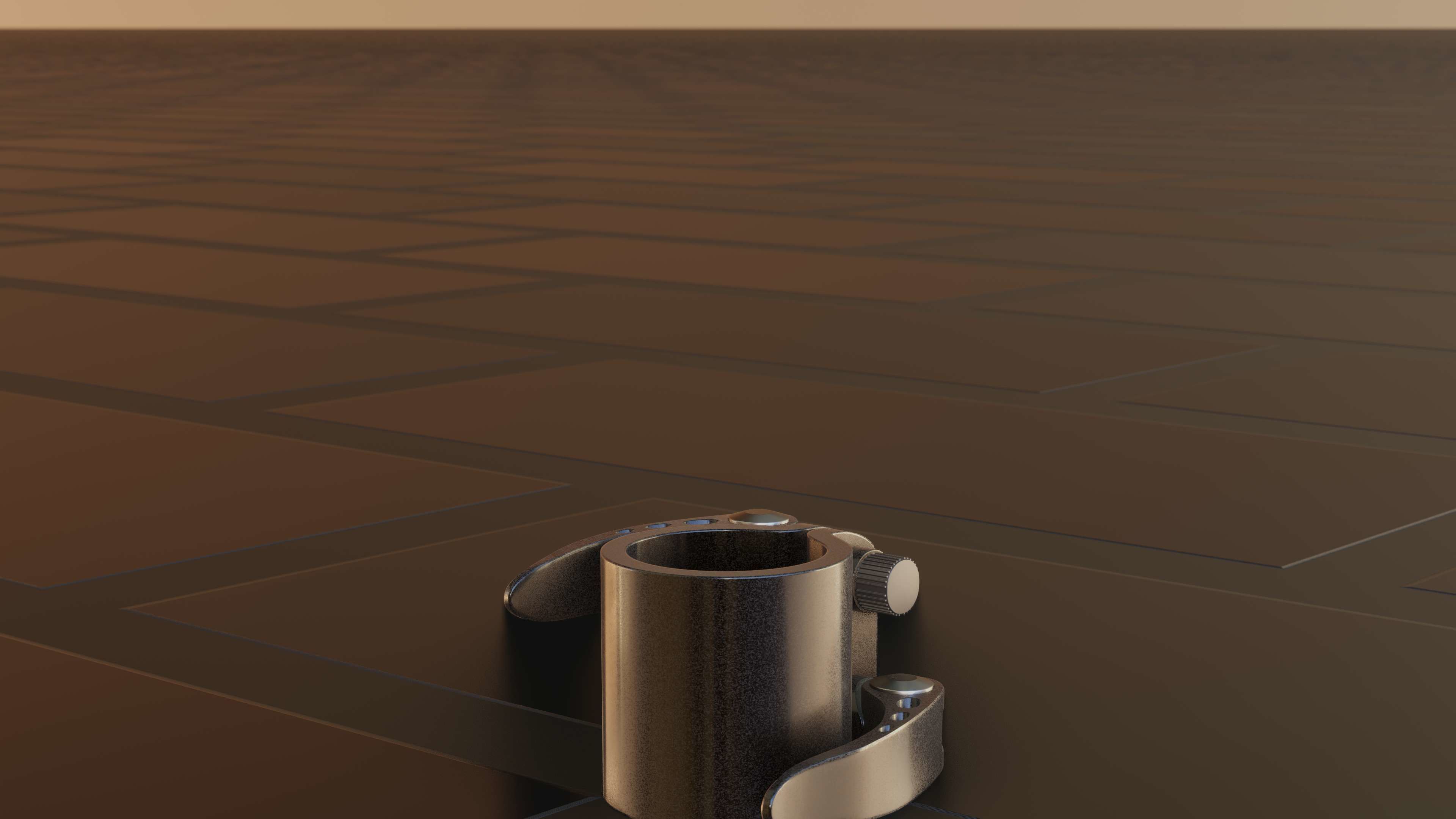 E-Scooter Quick Release Clamp with Procedural PBR Material 3D model_69