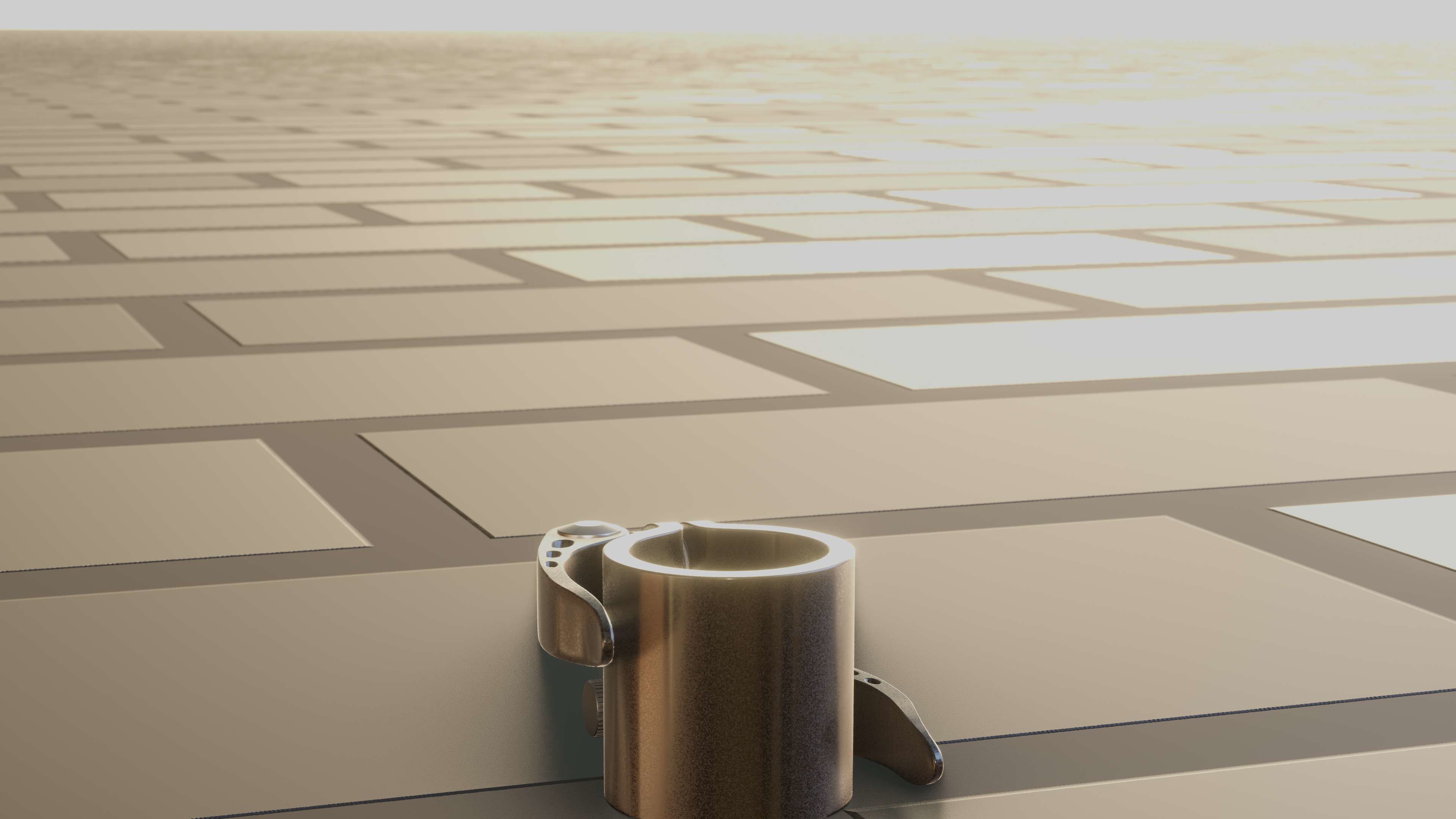 E-Scooter Quick Release Clamp with Procedural PBR Material 3D model_71