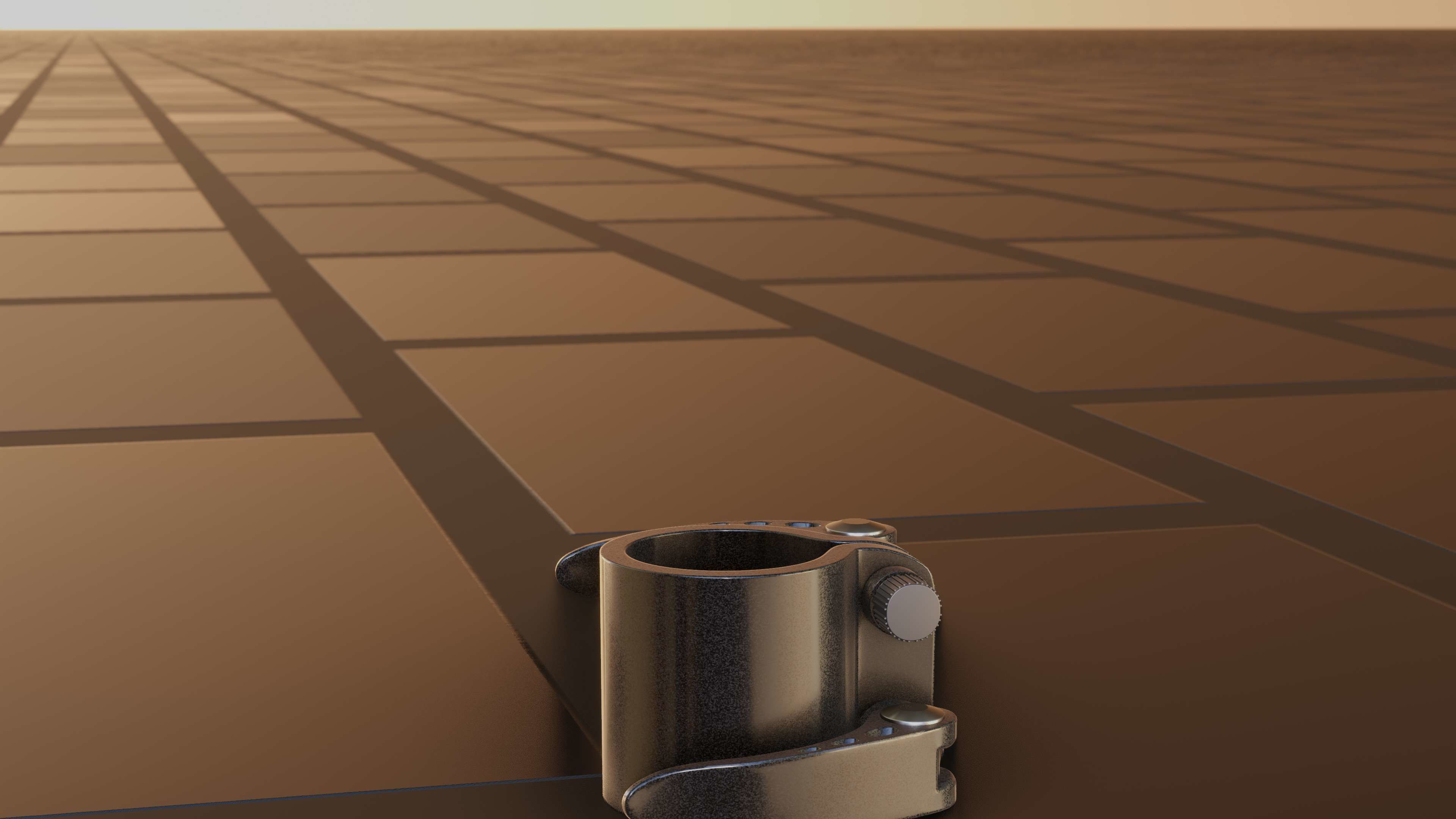 E-Scooter Quick Release Clamp with Procedural PBR Material 3D model_63