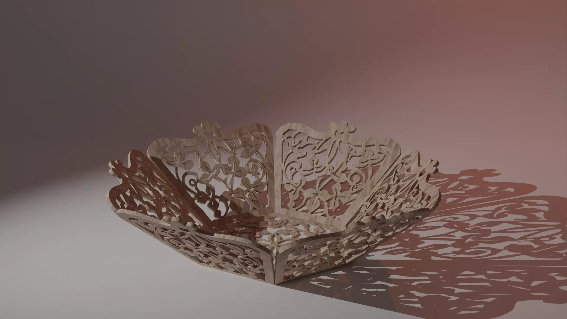 Centro Tavola in Traforo 3D model_0