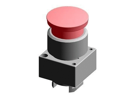 PUSH BUTTON 3SB3000-1EA21 Free 3D model