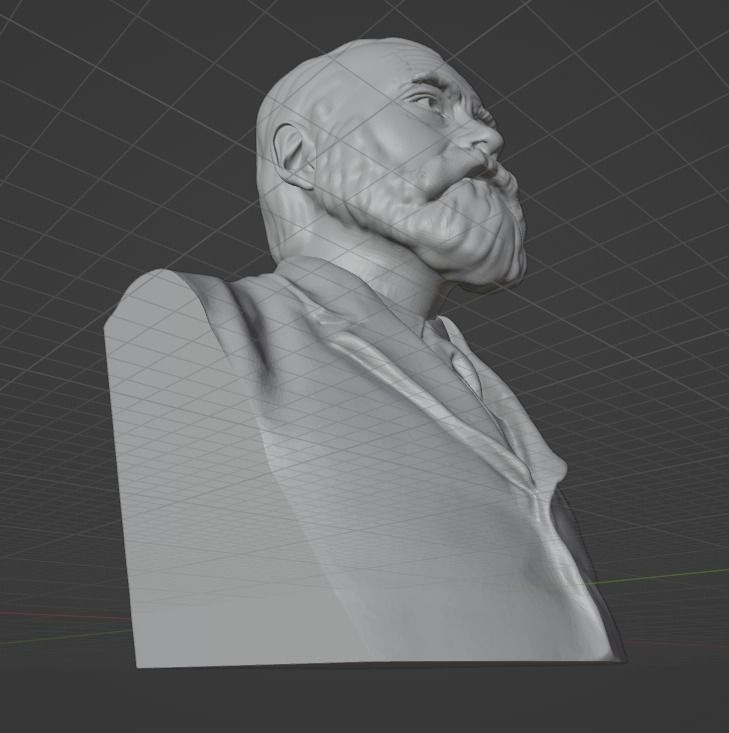 Gottlob Frege 3D print model_8