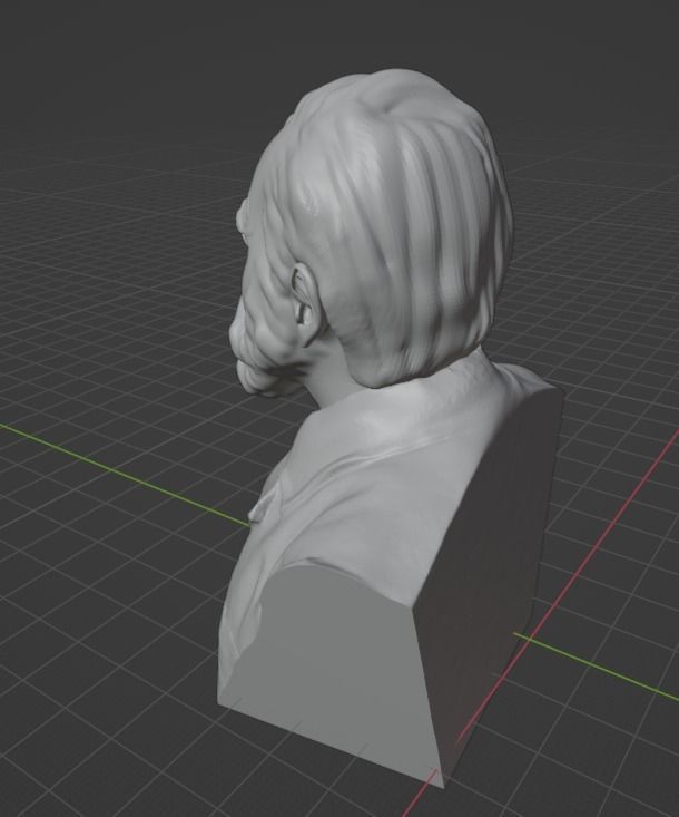 Gottlob Frege 3D print model_4