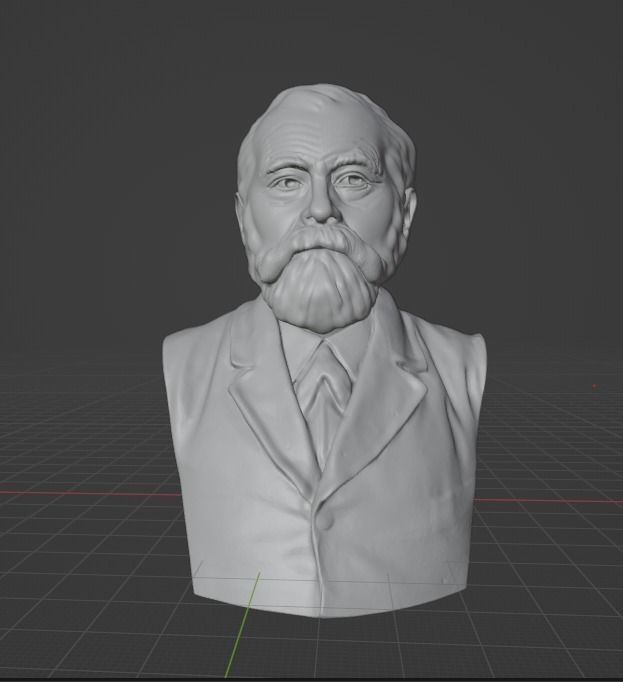 Gottlob Frege 3D print model_18