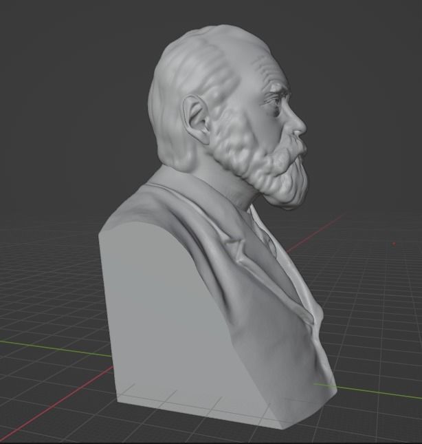 Gottlob Frege 3D print model_14