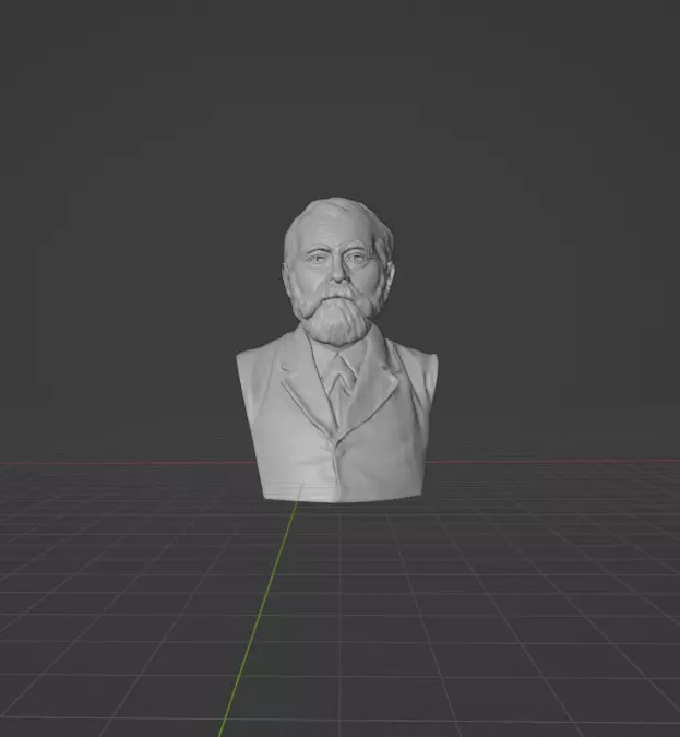 Gottlob Frege 3D print model_0