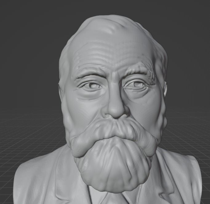 Gottlob Frege 3D print model_1