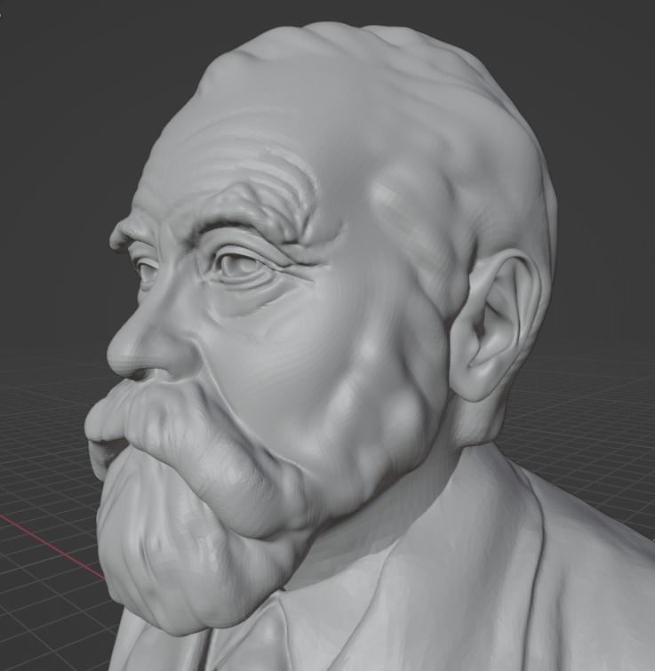 Gottlob Frege 3D print model_15