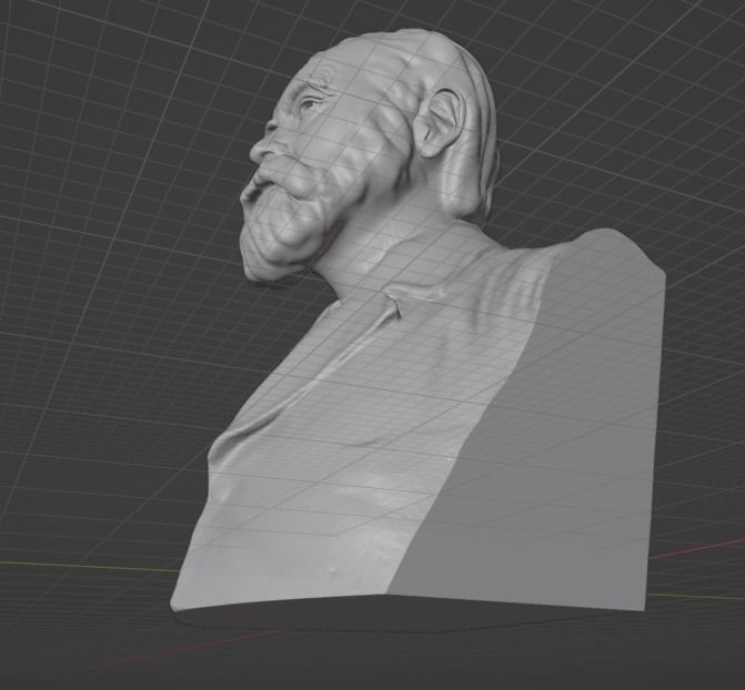 Gottlob Frege 3D print model_17