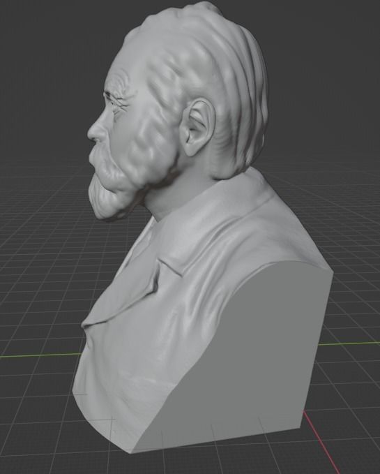 Gottlob Frege 3D print model_13